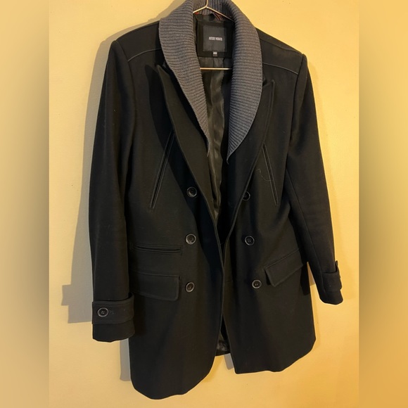 Antony Morato double-breasted wool/viscose double vented coat - Picture 1 of 7